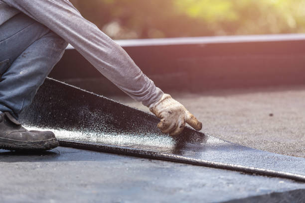 Professional Crawl Space Encapsulation technician working in Highland, OH